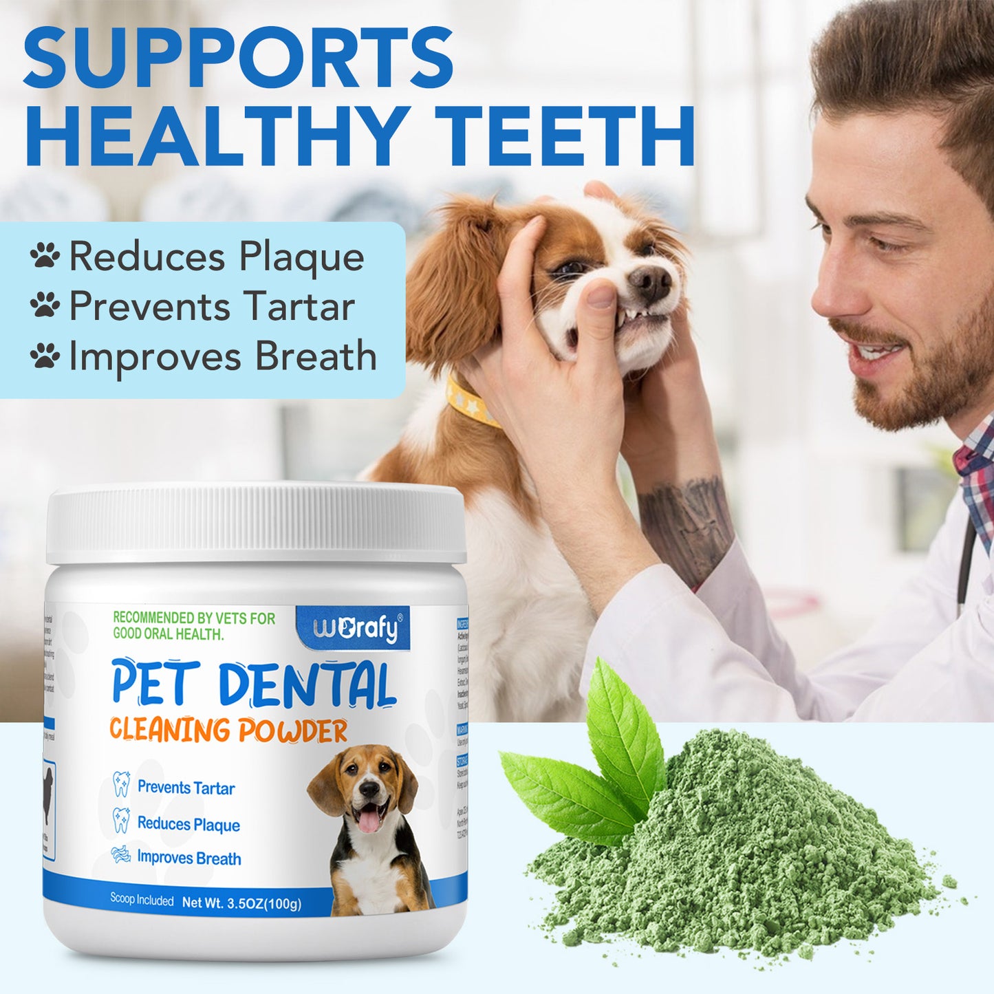 PetPearls® Advanced dog dental powder